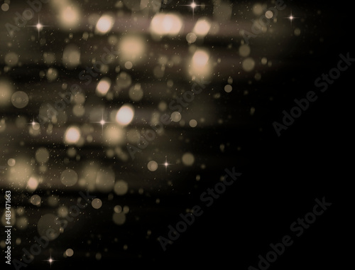 abstract defocused lights on a dark background © Olena Kuzina