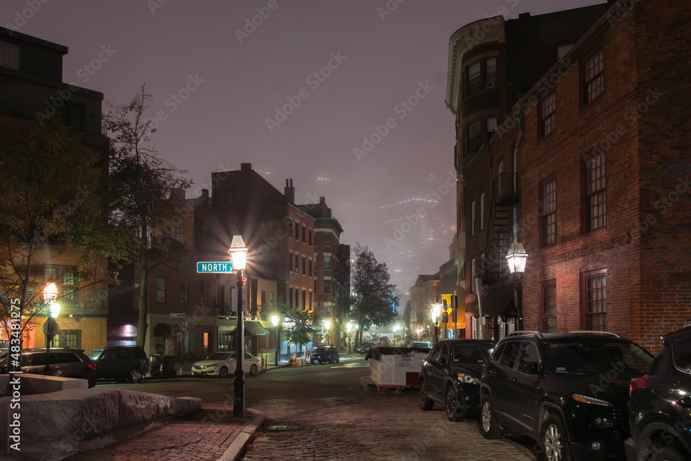 boston, massachusetts, night, night photography, photography, usa, travel, new england, noche, cityscape, long exposure, 