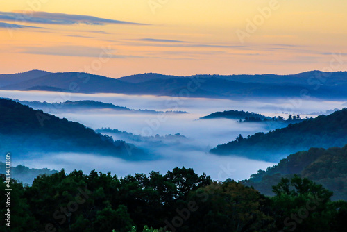 Canvas Print Blue Ridge Mountain Vista