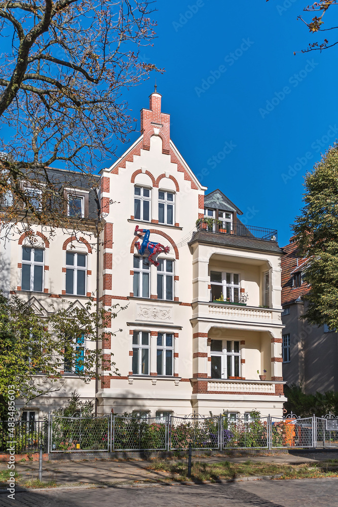 Mansion at the Street Ringstrasse 24 in Lichterfelde, Berlin, Germany