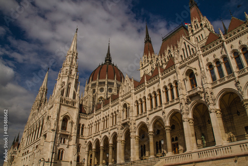 the building of the Hungarian Parliamentarian an architectural monument © Helen