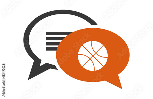 Logo ballon basket.