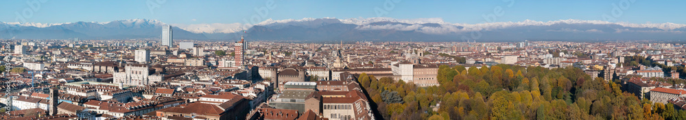 Italy, Piedmont, Turin city panorama