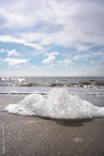 Head Of Foam, Coastline North Sea