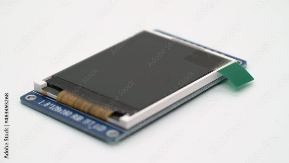 Digital screen display electronic component. Small single board computer device. Digital screen display electronic component. Small single board computer device.