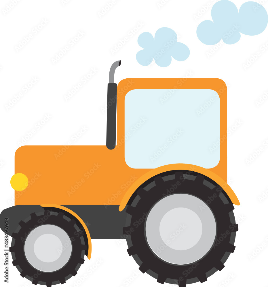 Construction Vehicle, Tractor, Farm Construction Vehicle, Tractor, Farm