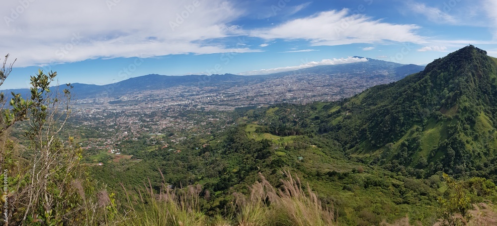 View of the Metropolitan Area of Costa Rica (GAM) from Cerros de Escazu Protected Area