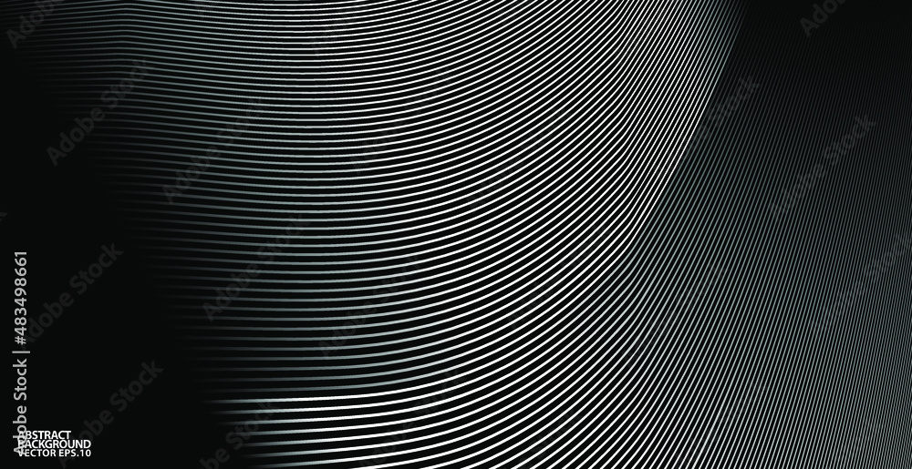 Fototapeta premium Abstract pattern line wave simple seamless, smooth pattern, web design, greeting card, textile, Technology background, Eps 10 vector illustration