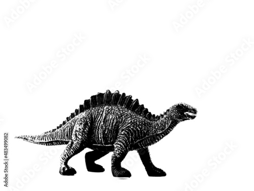 illustration of model of toy disnossaur