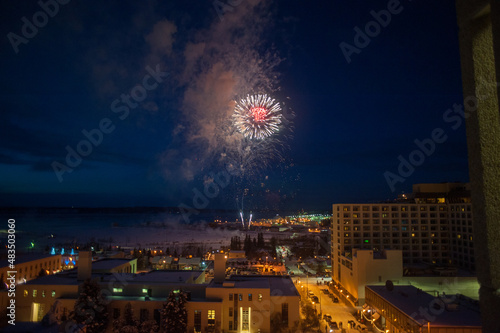 Fireworks in Anchorage, Alaska