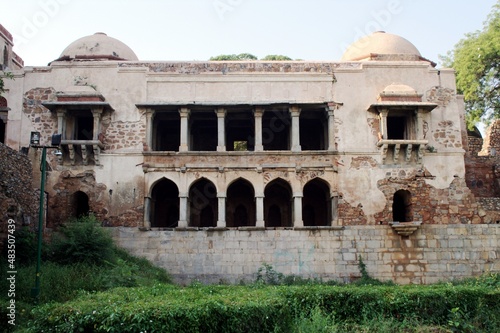 Madrasa at Hauz Khas Complex, New Delhi. The madrasa was established in 1352, and was a leading institution of learning in Delhi Sultanate.