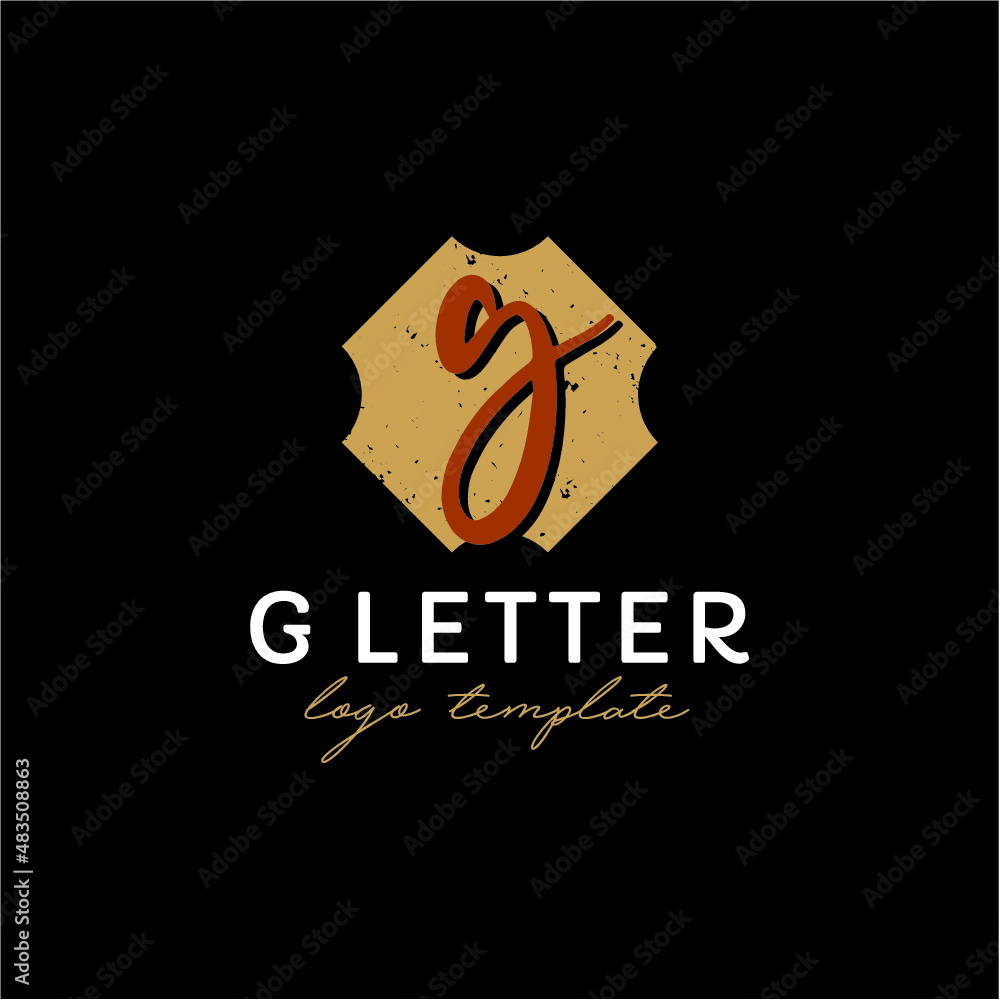 G initial logo vector image