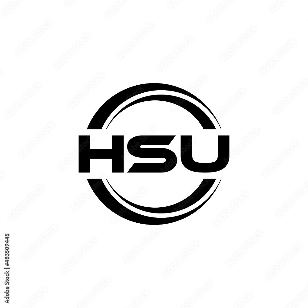 HSU letter logo design with white background in illustrator, vector logo modern alphabet font overlap style. calligraphy designs for logo, Poster, Invitation, etc. HSU letter logo design with white background in illustrator, vector logo modern alphabet font overlap style. calligraphy designs for logo, Poster, Invitation, etc.
