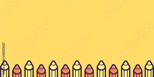 Illustration vector graphic of educational background fit for learning media background