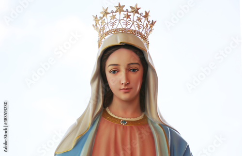 Valokuva Virgin Mary catholic religious statue