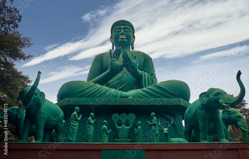 The Great Buddha of Nagoya at Toganji temple. Nagoya. Japan photo