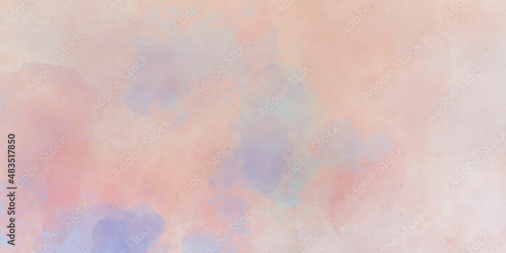 watercolor background Abstract colored textures and backgrounds. Multi-colored pastel cloud background of gentle shades. Template for your image.