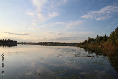 Evening On The Lake  Elk Island National Park  Alberta