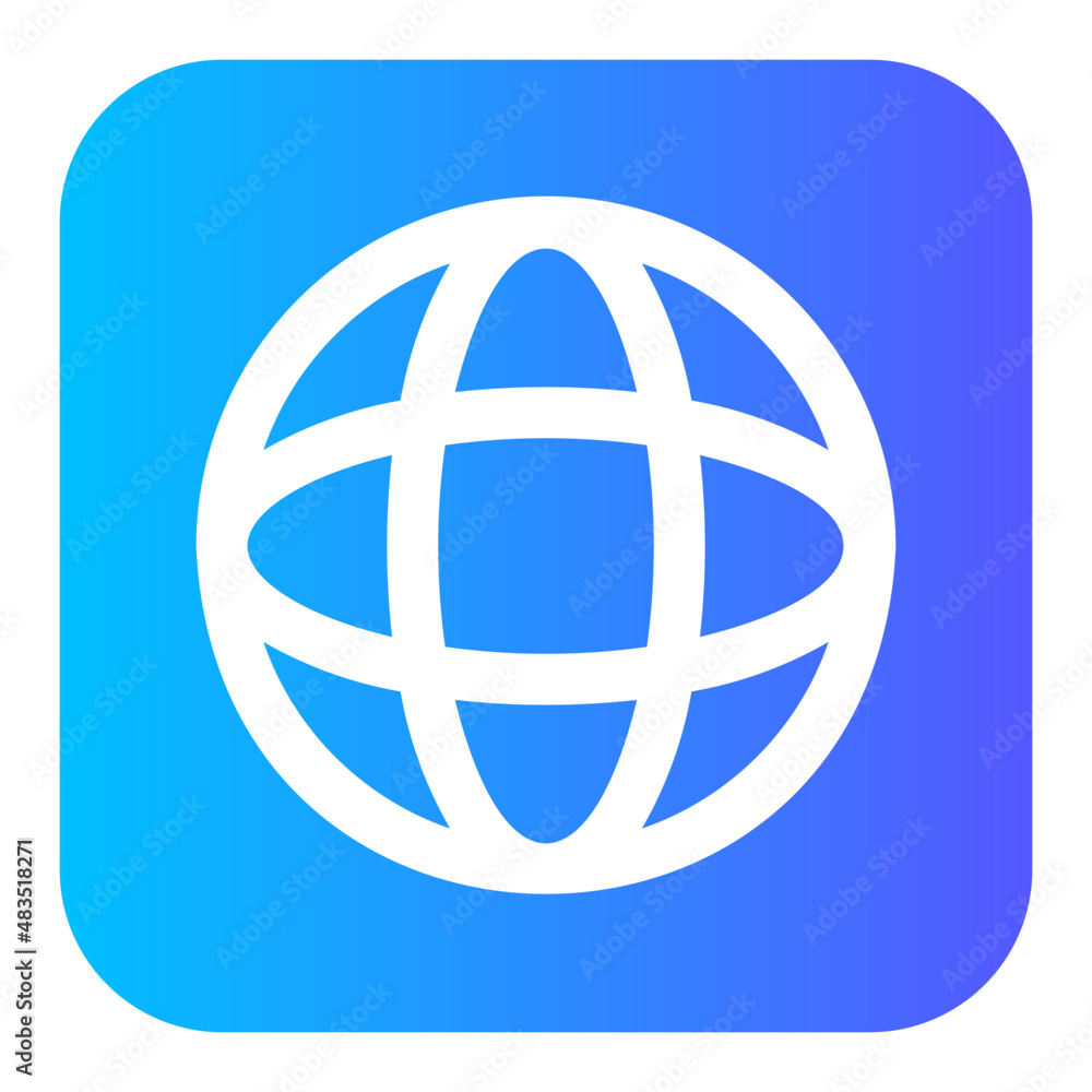 browser gradient icon browser gradient icon