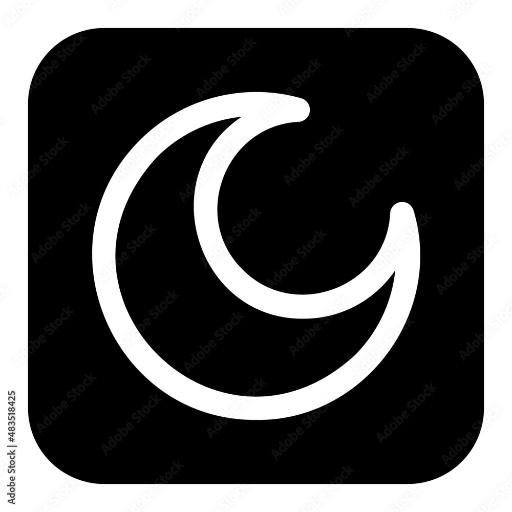 night mode glyph icon night mode glyph icon