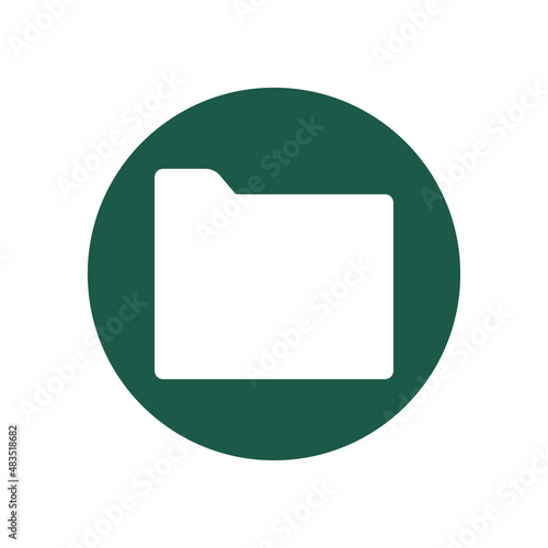 Folder Vector icon which is suitable for commercial work and easily modify or edit it