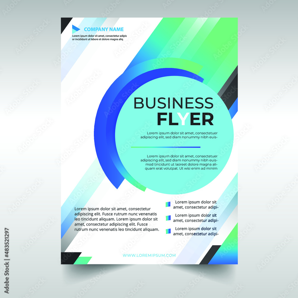 business flyer template design vector business flyer template design vector