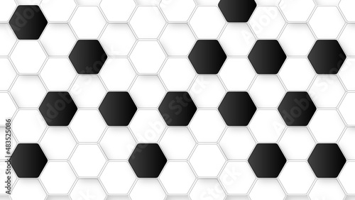 Fototapeta Naklejka Na Ścianę i Meble -  hexagon concept design abstract technology background, Abstract colorful hexagon concept background, soft colorful light background. hexagon concept design abstract technology background vector.