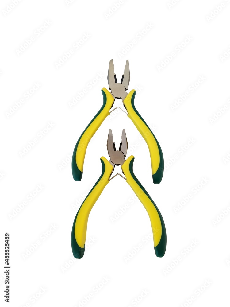 pliers isolated on white background. pliers isolated on white background.