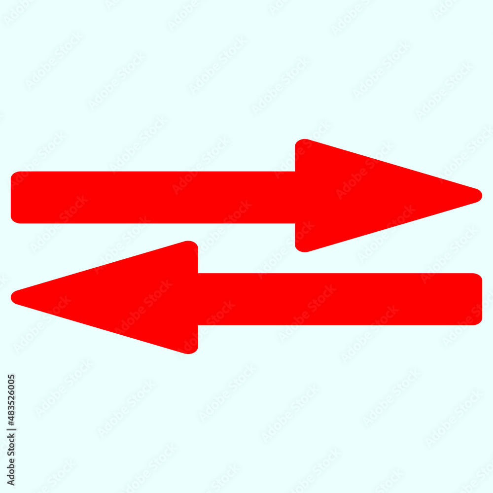 Red arrow icon vector EPS- 10 Red arrow icon vector EPS- 10