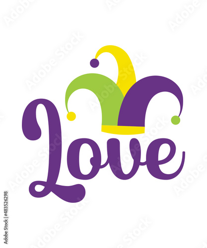 Mardi Gras SVG Bundle, SVG Cut Files, commercial use, instant download, printable vector clip art, Fat Tuesday Carnival, Beads Bling, eads and Bling It's a Mardi Gras Thing Funny Fat Tuesday Phrase T-