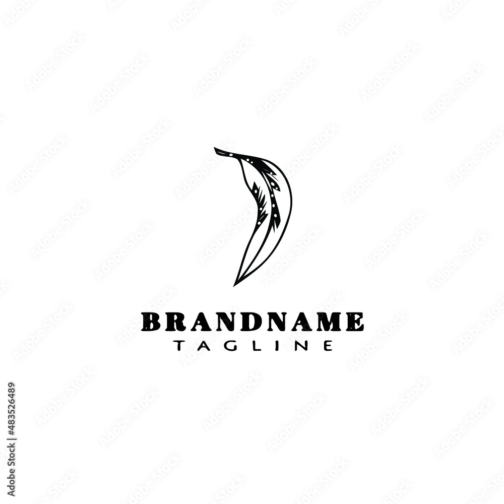 eucalyptus plant logo cartoon icon design template black isolated vector illustration eucalyptus plant logo cartoon icon design template black isolated vector illustration
