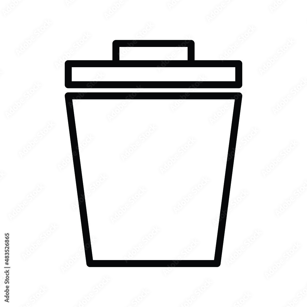 Recycle bin Vector icon which is suitable for commercial work and easily modify or edit it
Recycle bin Vector icon which is suitable for commercial work and easily modify or edit it