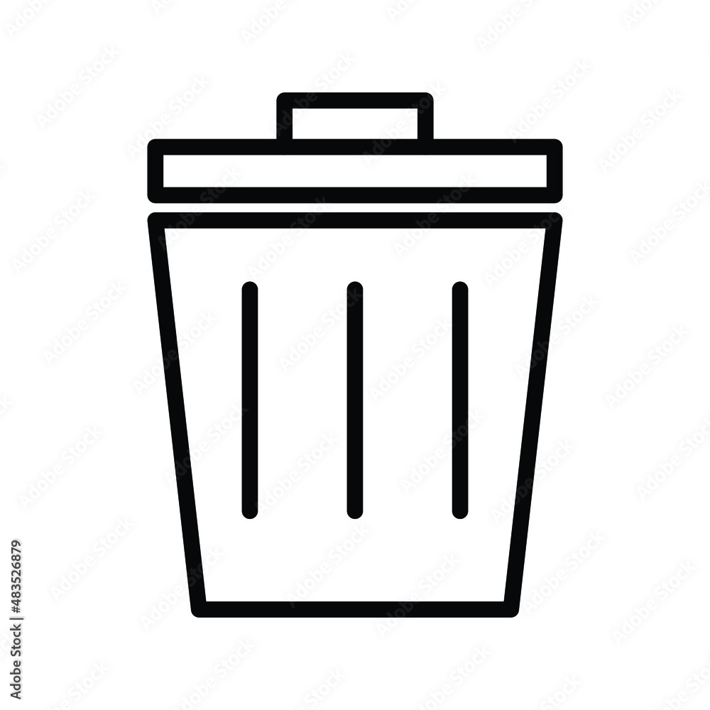Trash Vector icon which is suitable for commercial work and easily modify or edit icon
Trash Vector icon which is suitable for commercial work and easily modify or edit icon