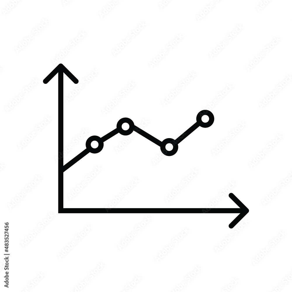 Graph increase and decrease vector . Chart vector isolated pictogram.
Graph increase and decrease vector . Chart vector isolated pictogram.