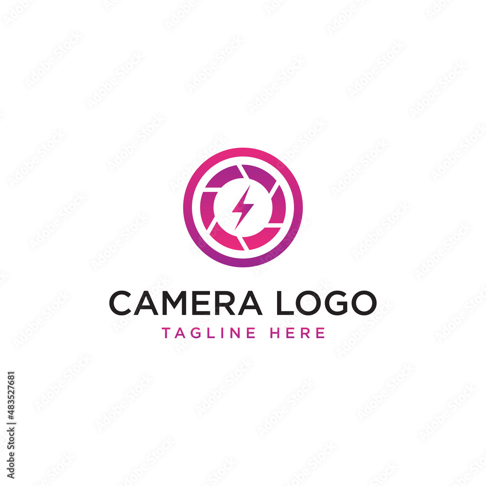 Camera Creative Concept Logo Design Template
