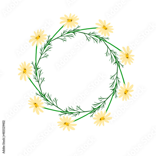 wreath of daisies
