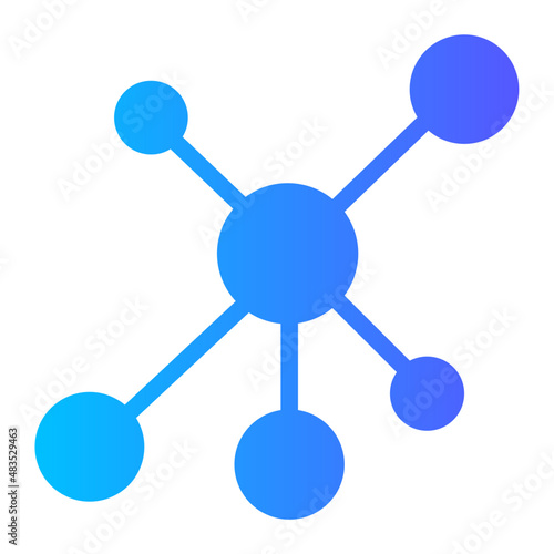 marketing gradient icon