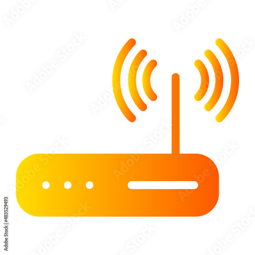 router gradient icon