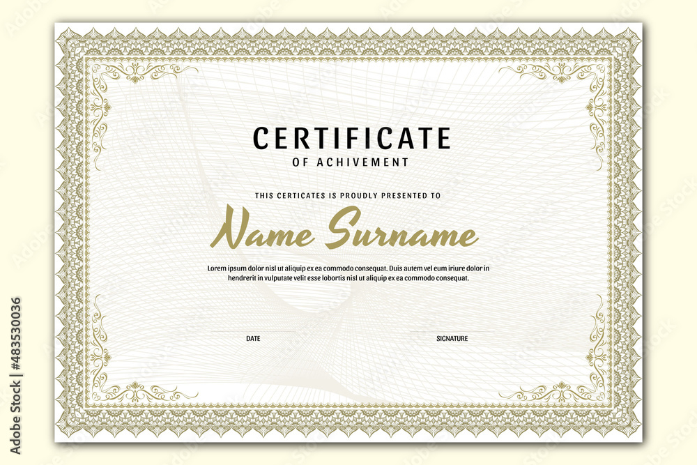 Luxary diploma certificate border design Luxary diploma certificate border design