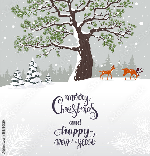 christmas winter card