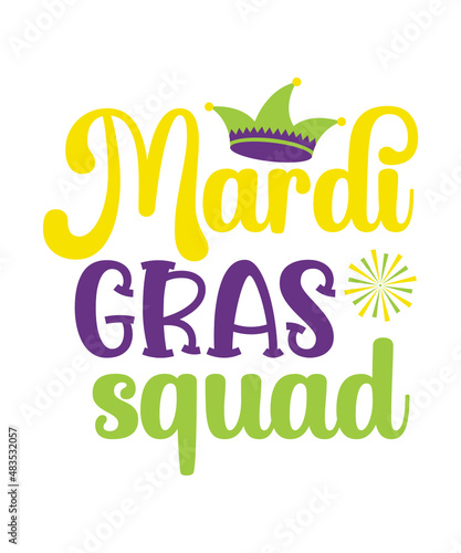 Mardi Gras SVG Bundle, SVG Cut Files, commercial use, instant download, printable vector clip art, Fat Tuesday Carnival, Beads Bling, eads and Bling It's a Mardi Gras Thing Funny Fat Tuesday Phrase T-