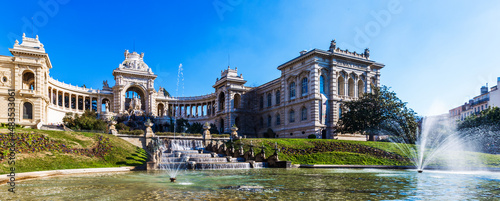 Tableau sur toile Palais Longchamp à Marseille