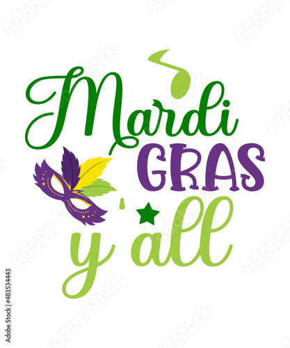 Mardi Gras SVG Bundle, SVG Cut Files, commercial use, instant download, printable vector clip art, Fat Tuesday Carnival, Beads Bling, eads and Bling It's a Mardi Gras Thing Funny Fat Tuesday Phrase T-