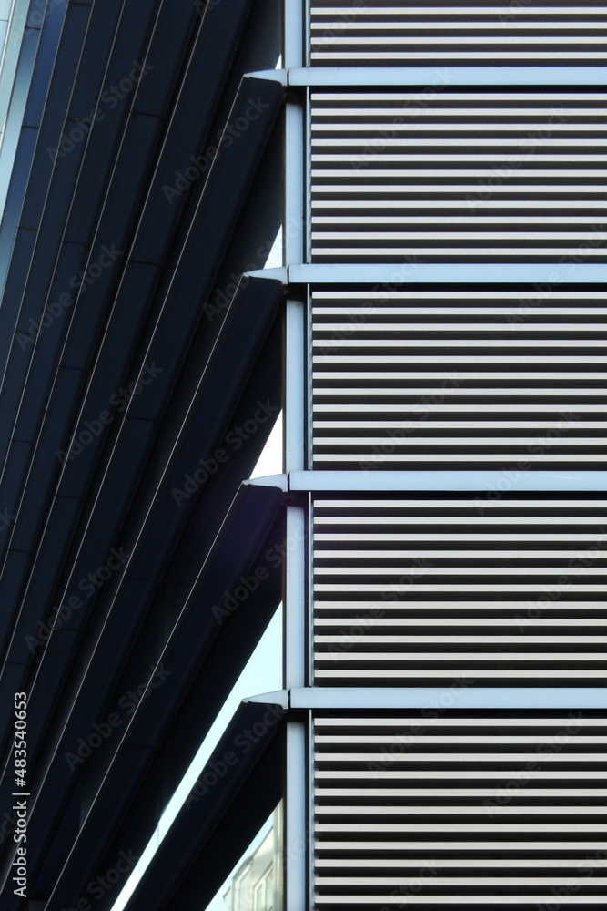 Obraz premium 商業ビルの外壁