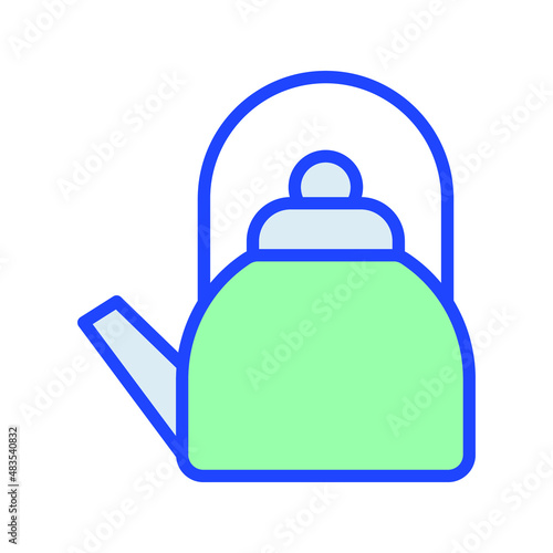 Tea kettle Isolated Vector icon which can easily modify or edit