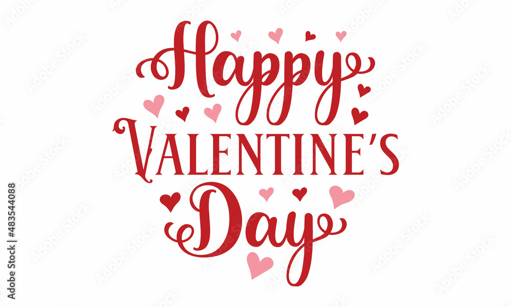 Happy Valentine's Day SVG cut file Happy Valentine's Day SVG cut file