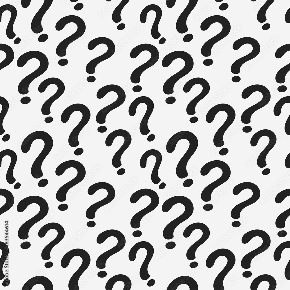 Question mark pattern. Vector question black marks. Question mark pattern. Vector question black marks.