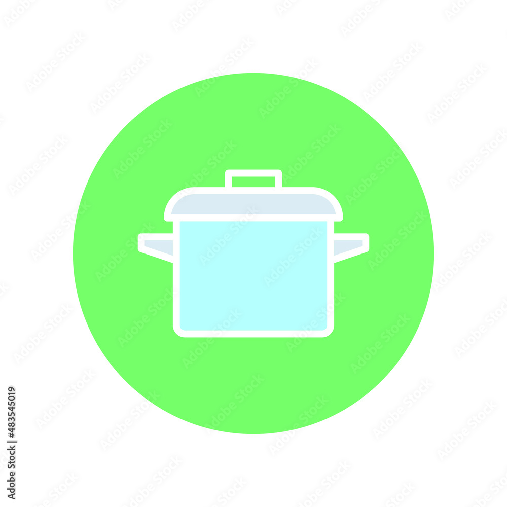 Cooking Pot Isolated Vector icon which can easily modify or edit


