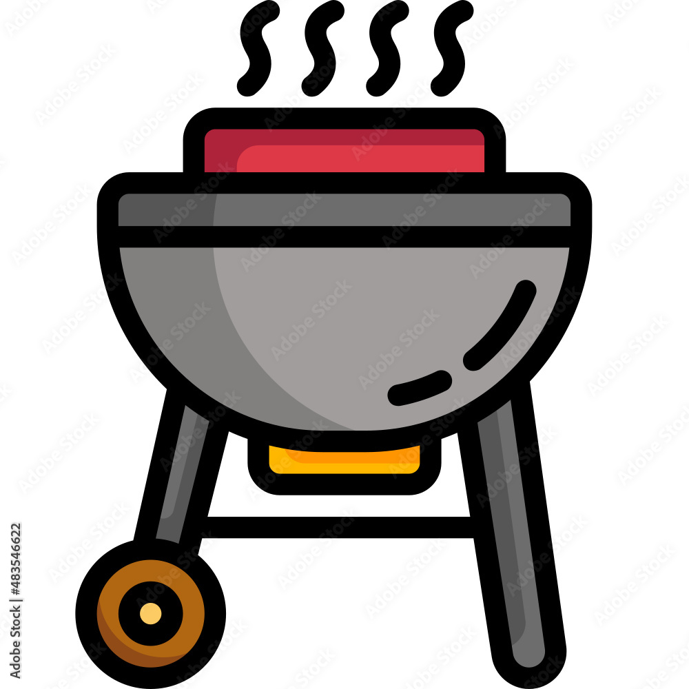 grill line icon grill line icon