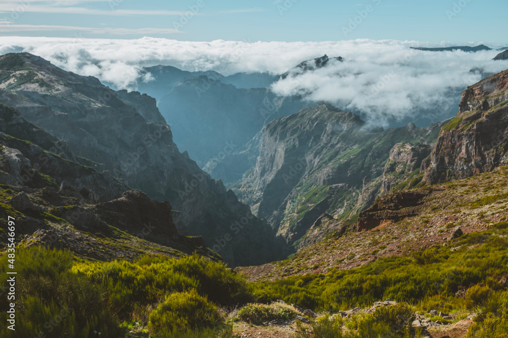 Naklejka premium mountains in the mountains